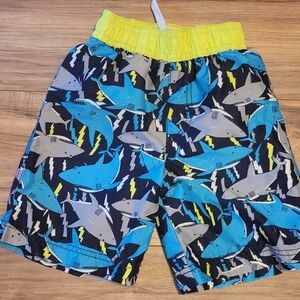 3T Boys Shark Swim Trunks